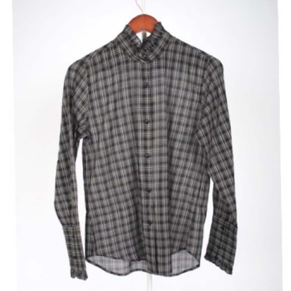 NILI LOTAN BLACK PLAID